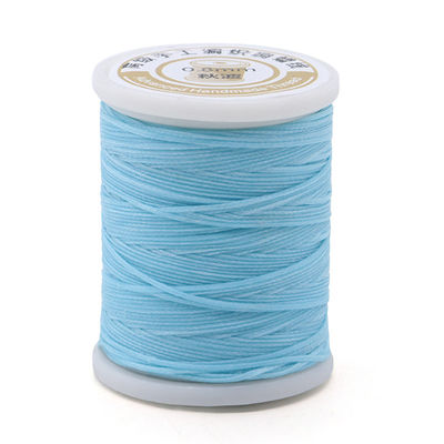 Wasserdicht Schwarz 0,8 mm 1 mm 100% Polyester Flachgewachster Geflechteter Faden für Lederwaren