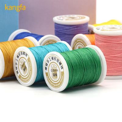 Polyester/ Wachs 0,8 mm Flachfaden zum Nähen von Leder 150D 210D Kostenlos ohne Fracht