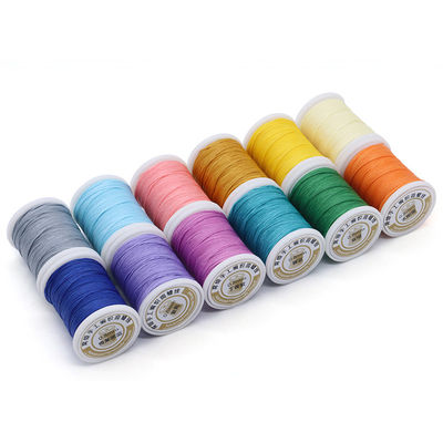 High Tenacity Leather Sewing Waxed Thread Set von 12 0,8 mm Wachsfäden für DIY Leather Craft