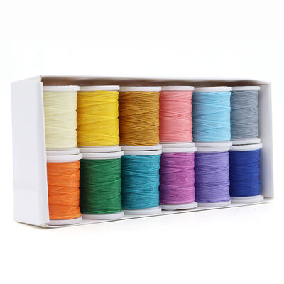 High Tenacity Leather Sewing Waxed Thread Set von 12 0,8 mm Wachsfäden für DIY Leather Craft