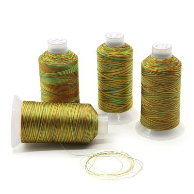 T45 angepasste Mehrfarbe 150D/3 250g Hochfestigkeits-Polyester-Bindfaden UV-Schutz