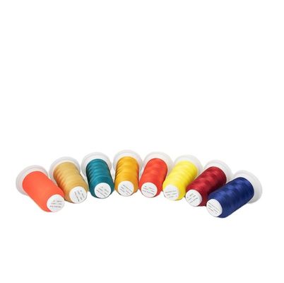 1000Y Kleiner Kegel-Multi-Color-Polyester-Brontiergarn 120d/2 für die Stickmaschine