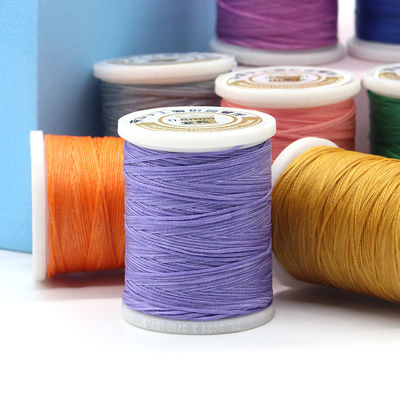 Handnähen 0,8 mm flache Wachsfaden aus 100% Polyester für Lederprojekte