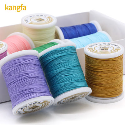 Handnähen 0,8 mm flache Wachsfaden aus 100% Polyester für Lederprojekte