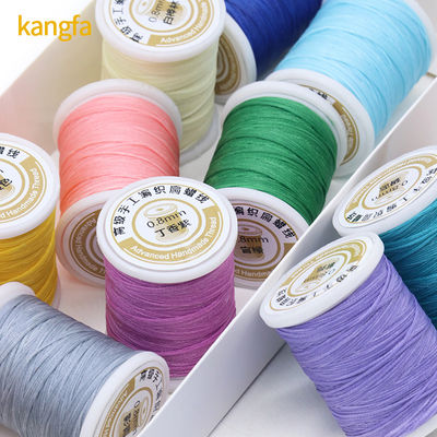 Handnähen 0,8 mm flache Wachsfaden aus 100% Polyester für Lederprojekte