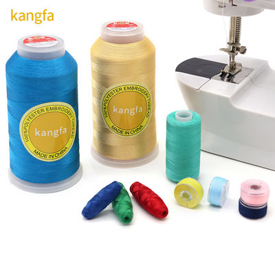 5000 Yard Polyester Stickfaden für Stickmaschine Niedrige Schrumpfung und Stärke