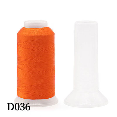Färbtes 5000 Yard Polyester / Viskose Stickfaden für Stickmaschine