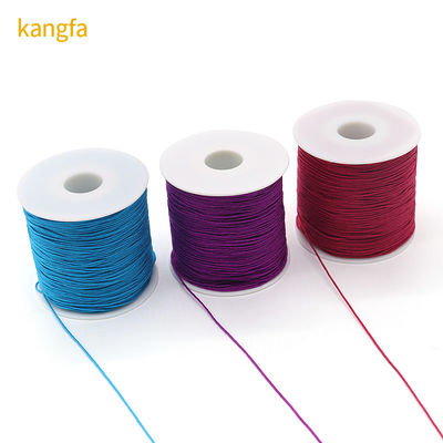 Singal oder Regenbogenfarbe 0,8mm Nylonseile für DIY Schmuckzubehör Direktlieferung