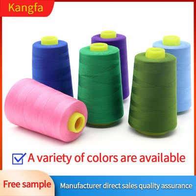 Niedriges MOQ 40/2 5000yds Färbtes 100% Polyester Nähgarn Mh-Garn für die Nähmaschine
