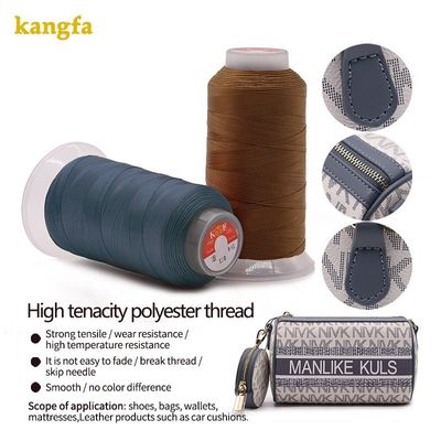 420D/3 100g hochfeste Nylon-Quilting-Dreh für Leder umfassende Farbauswahl