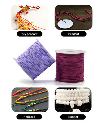 110 m oder maßgeschneiderte Länge Jade-Faden 72 Nylon-Beading-Schnur für Armband-Accessoires