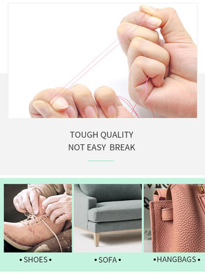 Mercerized 210D/3 100g Hochfestigkeit Nylon Perlen Nähgarne für Bekleidung Leder
