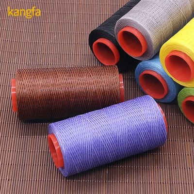 150d 0,8mm 30m flach gewachst Polyester-Garn für Taschen Nähen 100% Polyester DIY Wachs-Schnur