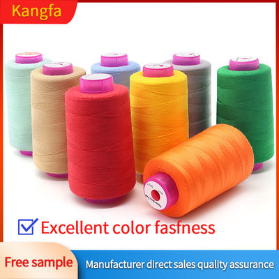 100% Polyester Nähgarne 40/2 5000yds gefärbt für die Maschine Nähartikel Handtuch
