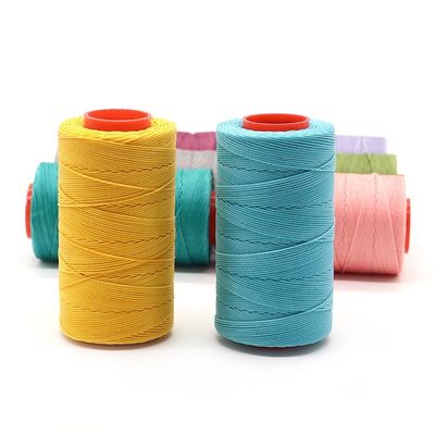 Rich Colors 210d Polyester Wachsgarn zum Nähen Lederkegelmaterial Kunststoff