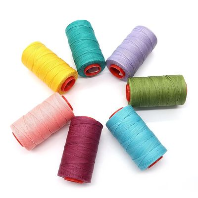 Rich Colors 210d Polyester Wachsgarn zum Nähen Lederkegelmaterial Kunststoff