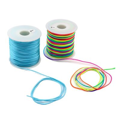 1 mm dickes Nylon geflochtenes Kabel für DIY Perlen Armbänder und Halsketten Schmuckherstellung