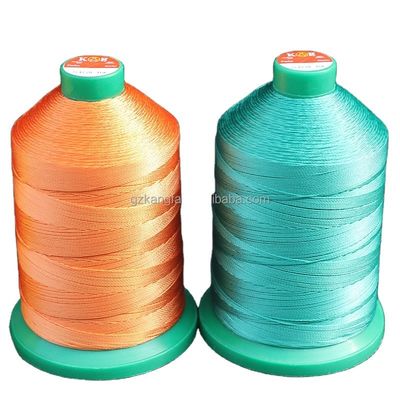Mehrfarbiges Muster Färbung 500g Hochfestigkeit Nähgarne Tex90 280D/3 Nylon-Bindungsgarn