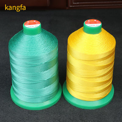 Mehrfarbiges Muster Färbung 500g Hochfestigkeit Nähgarne Tex90 280D/3 Nylon-Bindungsgarn