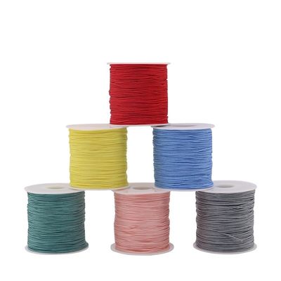 50G 100M/Spool 300M/Spool Farbenfrohe Nylon-Schnur-Dreh für chinesische Macrame-Schnur