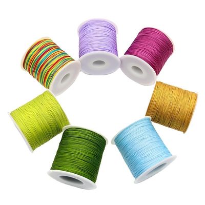 Geflechtetes Jade-Chinesisch Knotenseil 100M 0,8mm Nylon Rattenschwanz Spitzenseil für Schmuck
