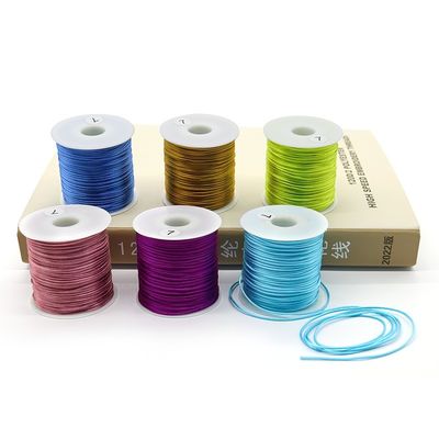 1.0mm Nylon-Faden 16 Ply Rat Tail Seil für gewebte chinesische Knoten Armband Handwerk