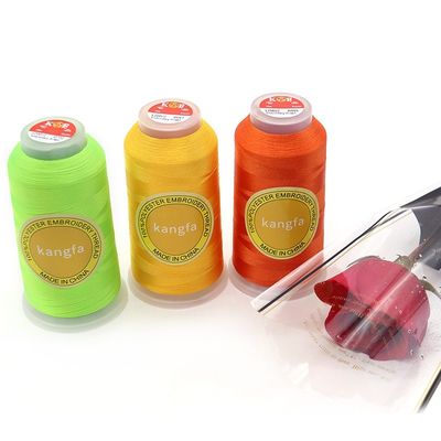 100% Polyester 120d 2 5000y Stickfaden für die Produktion von Häkelmaschinen