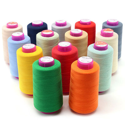 40/2 Spun Polyester Nähgarne für Tischdecke Tischdecke OEM/ODM unterstützt
