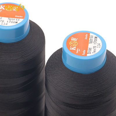High Tenacity Nähgarne V69 tex70 für OEM/ODM 25 kg pro Farbe innerhalb von Multicolor