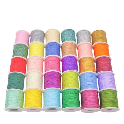 OEM/ODM Akzeptiert Nr. 72 50g 0,8mm Jade Nylon-Garn für DIY Schmuck Woven Armband Herstellung