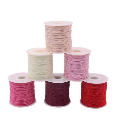 OEM/ODM Akzeptiert Nr. 72 50g 0,8mm Jade Nylon-Garn für DIY Schmuck Woven Armband Herstellung
