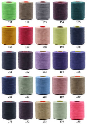 Klebriges Leder-Wachs-Polyester-Garn zum Nähen von Leder 100% Polyester 1mm 0,8mm 210d