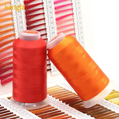 Kangfa Farben Polyester Stickgarnitur 5000M pro Spul für perfekte Stickerei
