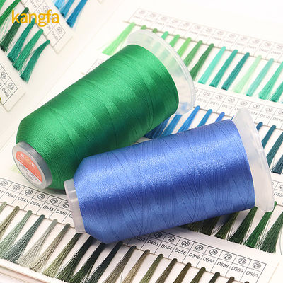 Kangfa Farben Polyester Stickgarnitur 5000M pro Spul für perfekte Stickerei