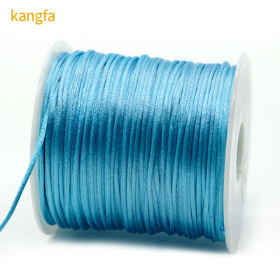 Farbenfrohe Nylon-Satin für chinesische Knotensilke Makram-Schnur 100m oder angepasste Länge