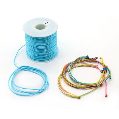 0.8mm Nylon-Schnur-Dreh UV-geschützt zum Flechten von chinesischen Knoten Makram-Armbänder