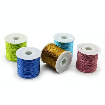 0.8mm Nylon-Schnur-Dreh UV-geschützt zum Flechten von chinesischen Knoten Makram-Armbänder