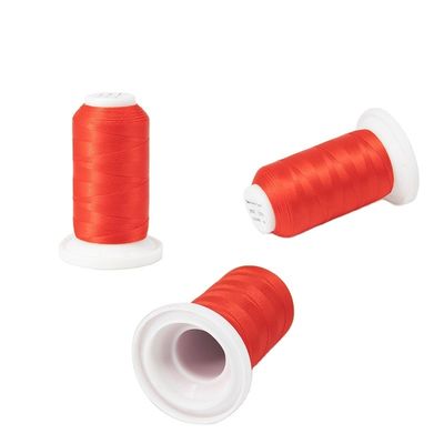 30g Kleine Kegel-Multi-Color-Polyester-Brontierfaden 120d/2 1000Y für Kreuzstiche