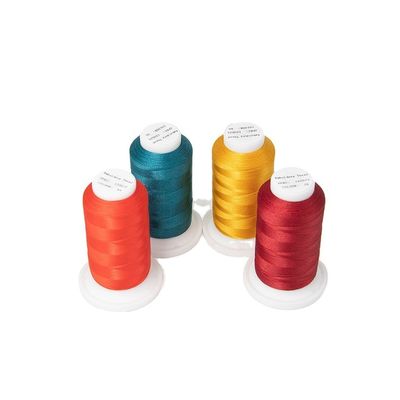 30g Kleine Kegel-Multi-Color-Polyester-Brontierfaden 120d/2 1000Y für Kreuzstiche
