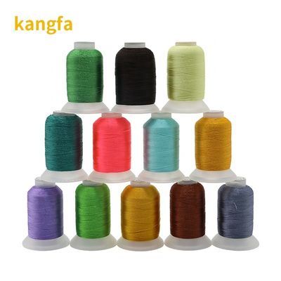500m 120D/2 Polyester Stickgarnitur Set mit transparenten Kegel und kleinen Kegel