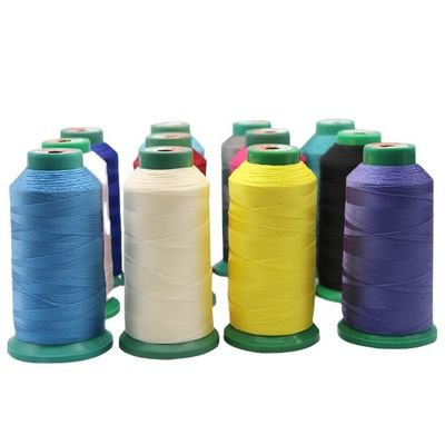 240 Farboptionen Hochfestigkeit Tex135 Polyester Nähgarne für Leder Nähen