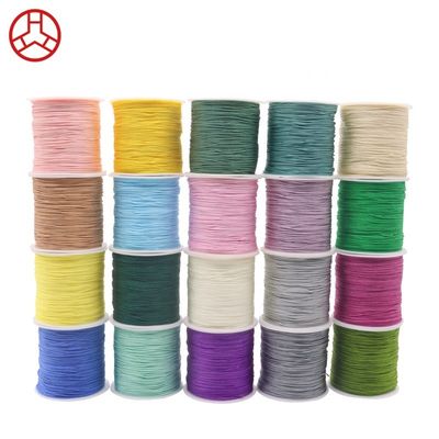 1 mm 1,5 mm Nylonseilseil für chinesische Knoten Armbandherstellung und DIY Schmuckzubehör