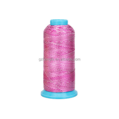 120D/2 2 Garn Count Boho Polyester Vielfältige Stickgarne 4000 Yards 96 Farben