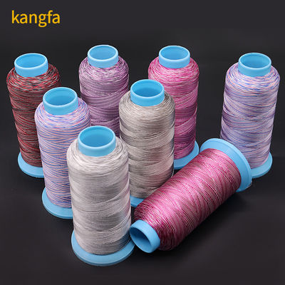 120D/2 2 Garn Count Boho Polyester Vielfältige Stickgarne 4000 Yards 96 Farben