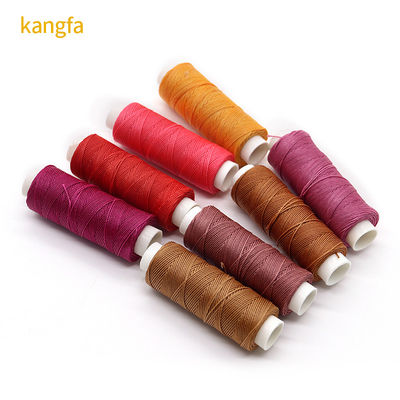 Chemikalienbeständiges Handstrickzeug aus 0,35 mm Polyester-Wachsgarn für die Lederherstellung