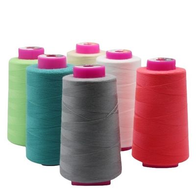 Gefärbt 100% Spund Polyester Nähgarne 40/2 20/2 20/3 40/3 5000Y Knotenlos OEM/ODM