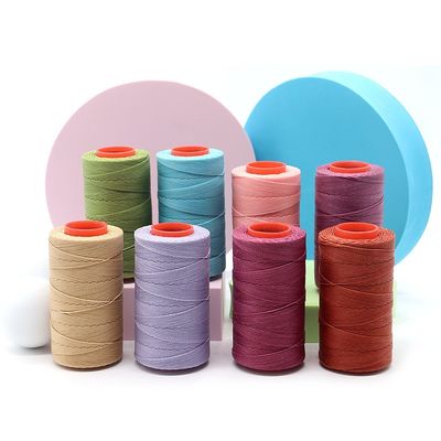 110g rundes Wachsgetreide für Leder DIY 100 Farben 1,0 mm Nähen Handsticken Boho-Stil