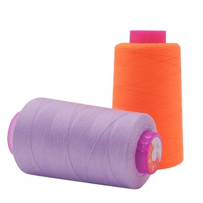 Hersteller Industrielle 100 Spun Polyester Nähgarne 40/2 Ideal für gefärbte Kleider