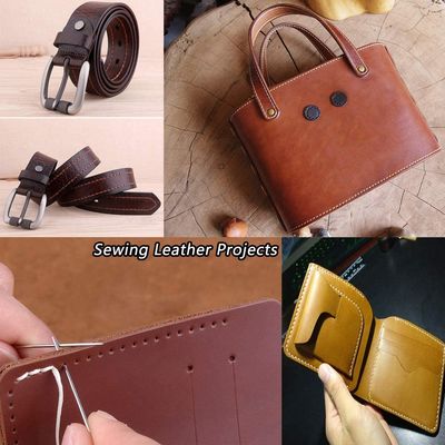 1.0 mm Wachsgarn zum Handsticken Wachsmuster Leder DIY Handwerk Zubehör