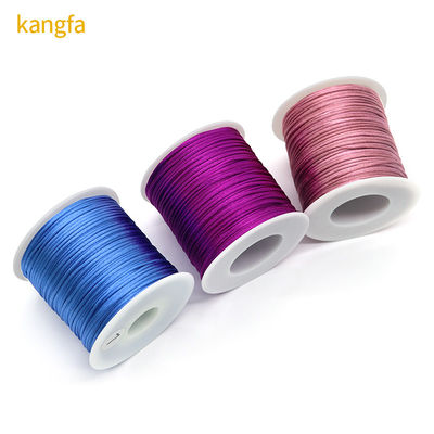 80m Chinesischer Knoten Makrame-Streifen 1mm Durchmesser Polyester-Schnur-Dreh für DIY-Schmuckherstellung